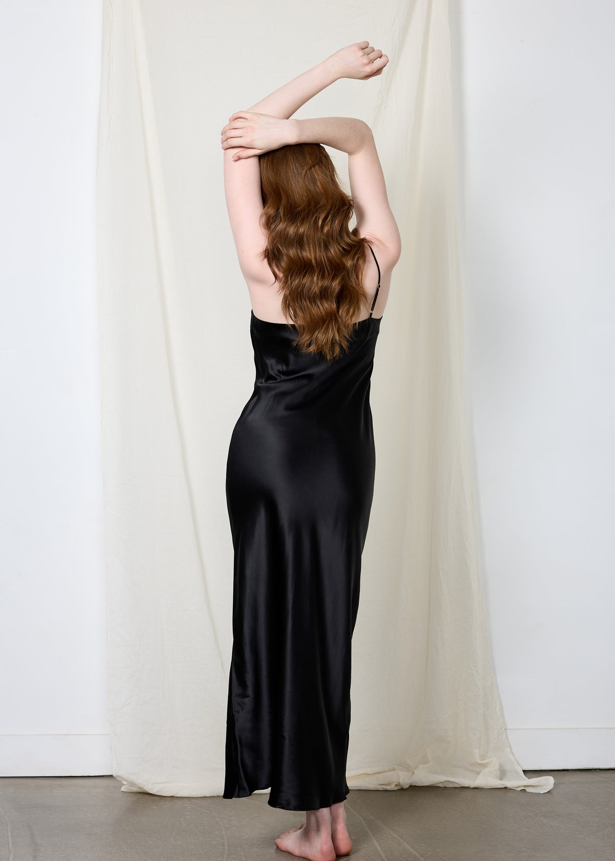 Maria Silk Bias Cut Maxi Dress