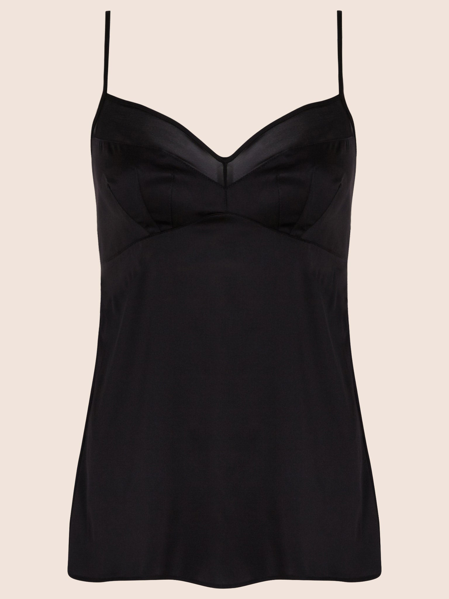 Longer Length Grace Silk Cami Top