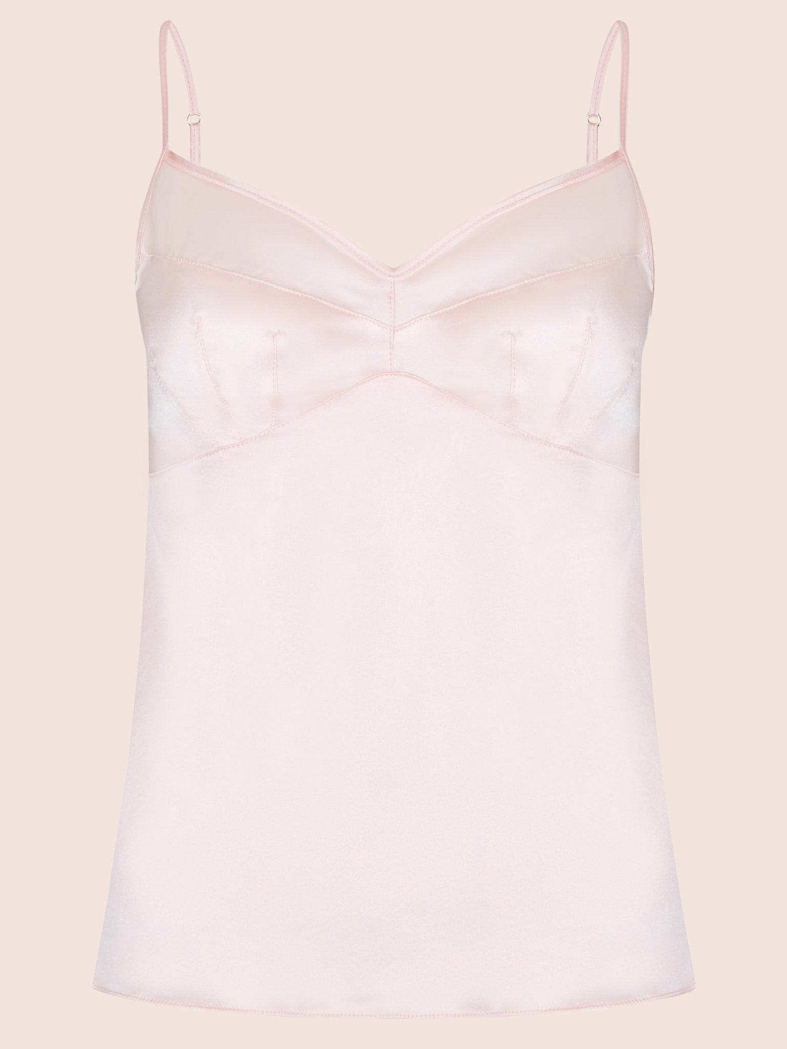 Longer Length Grace Silk Cami Top
