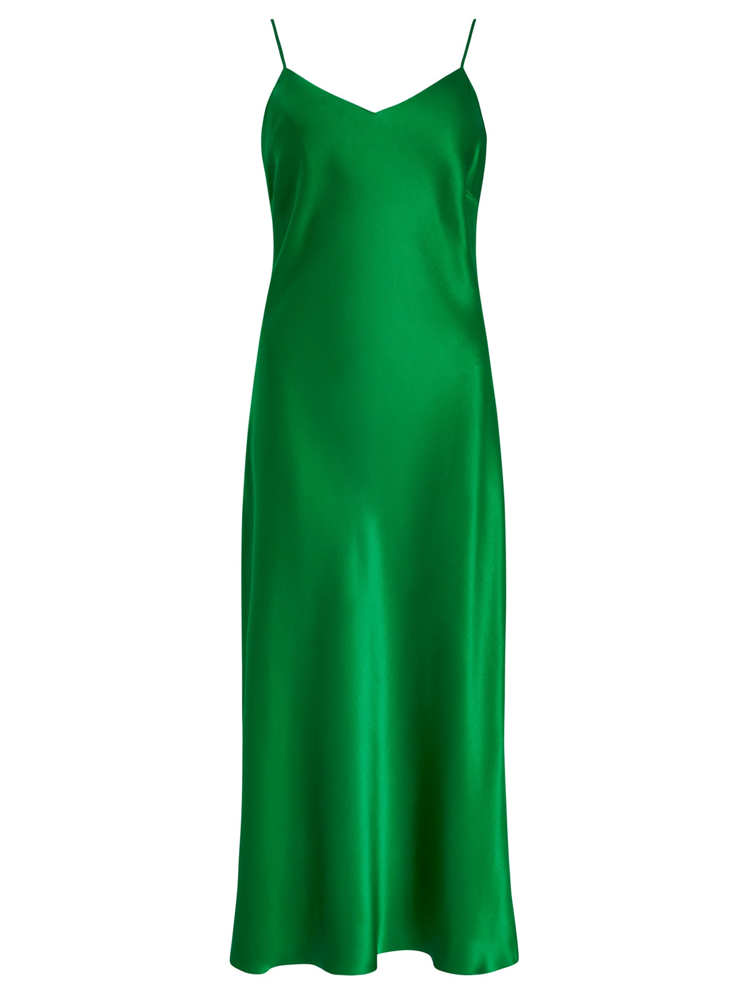 Maria Silk Bias Cut Midi Dress