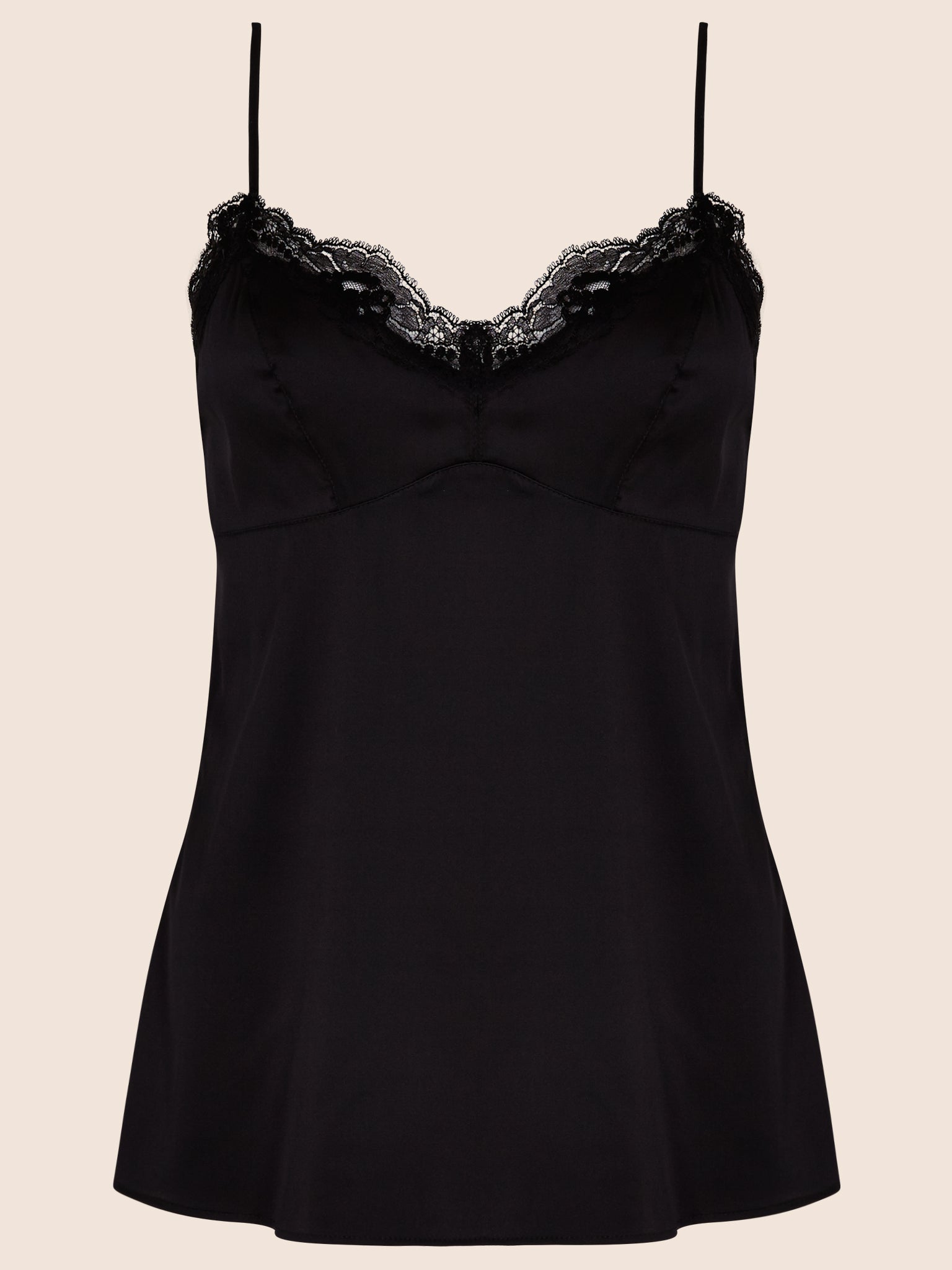 Longer Length Sophia Silk Cami