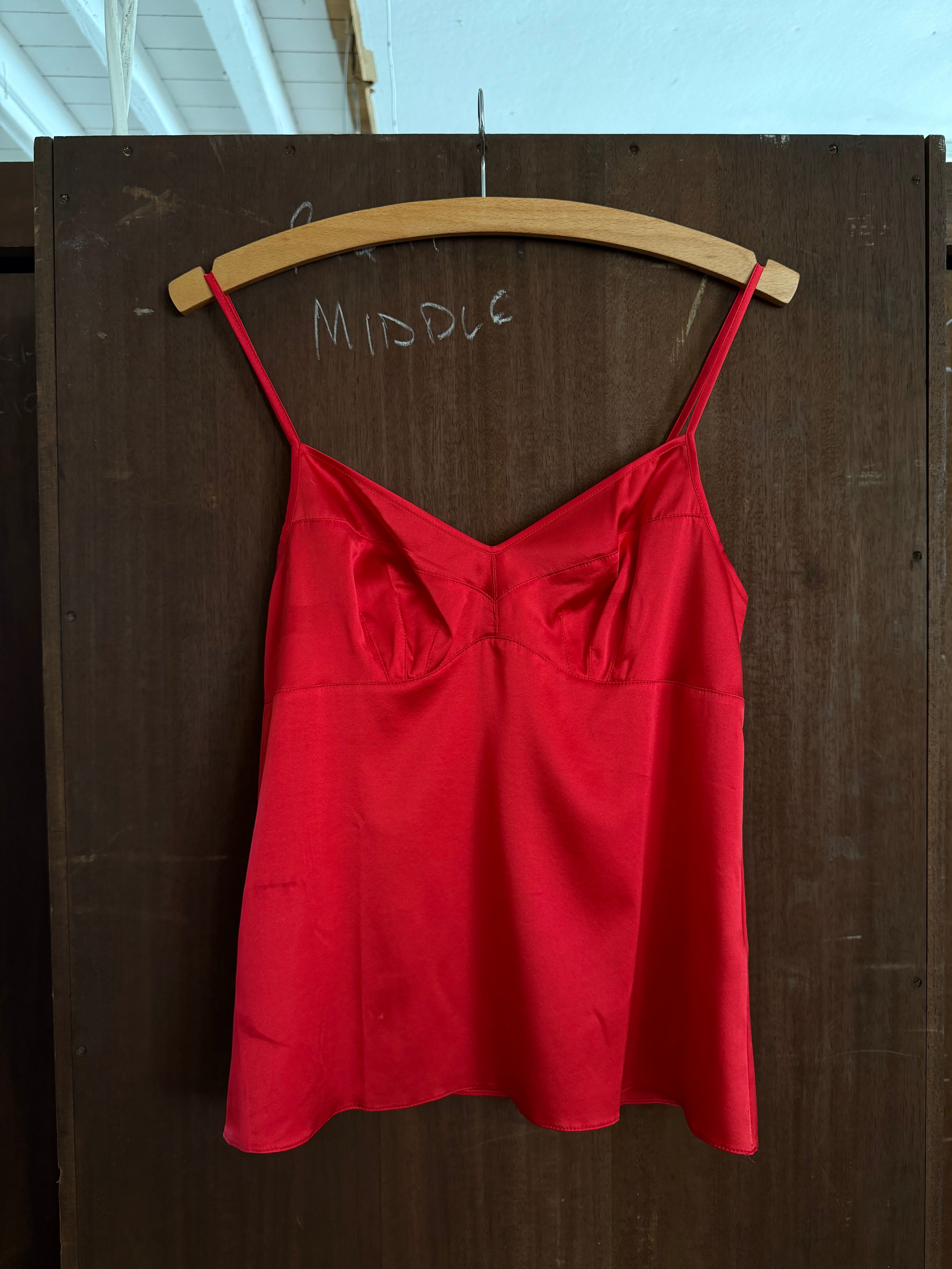 FINAL SALE - GRACE SILK CAMISOLE TOP REG SMALL