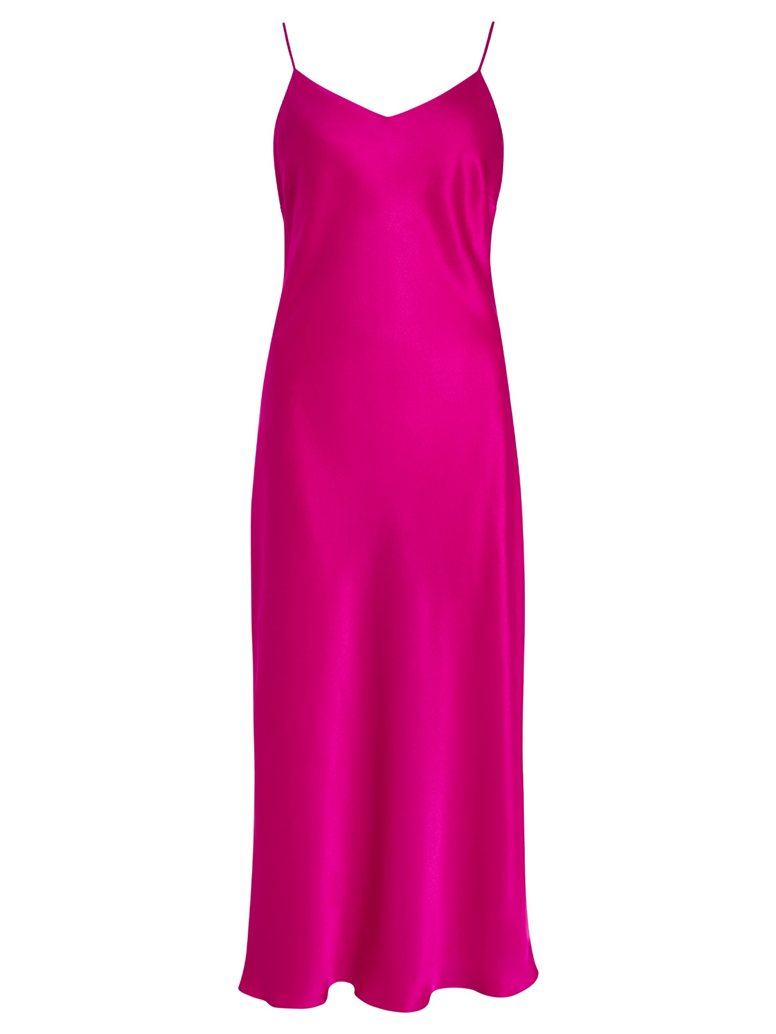 Maria Silk Bias Cut Midi Dress