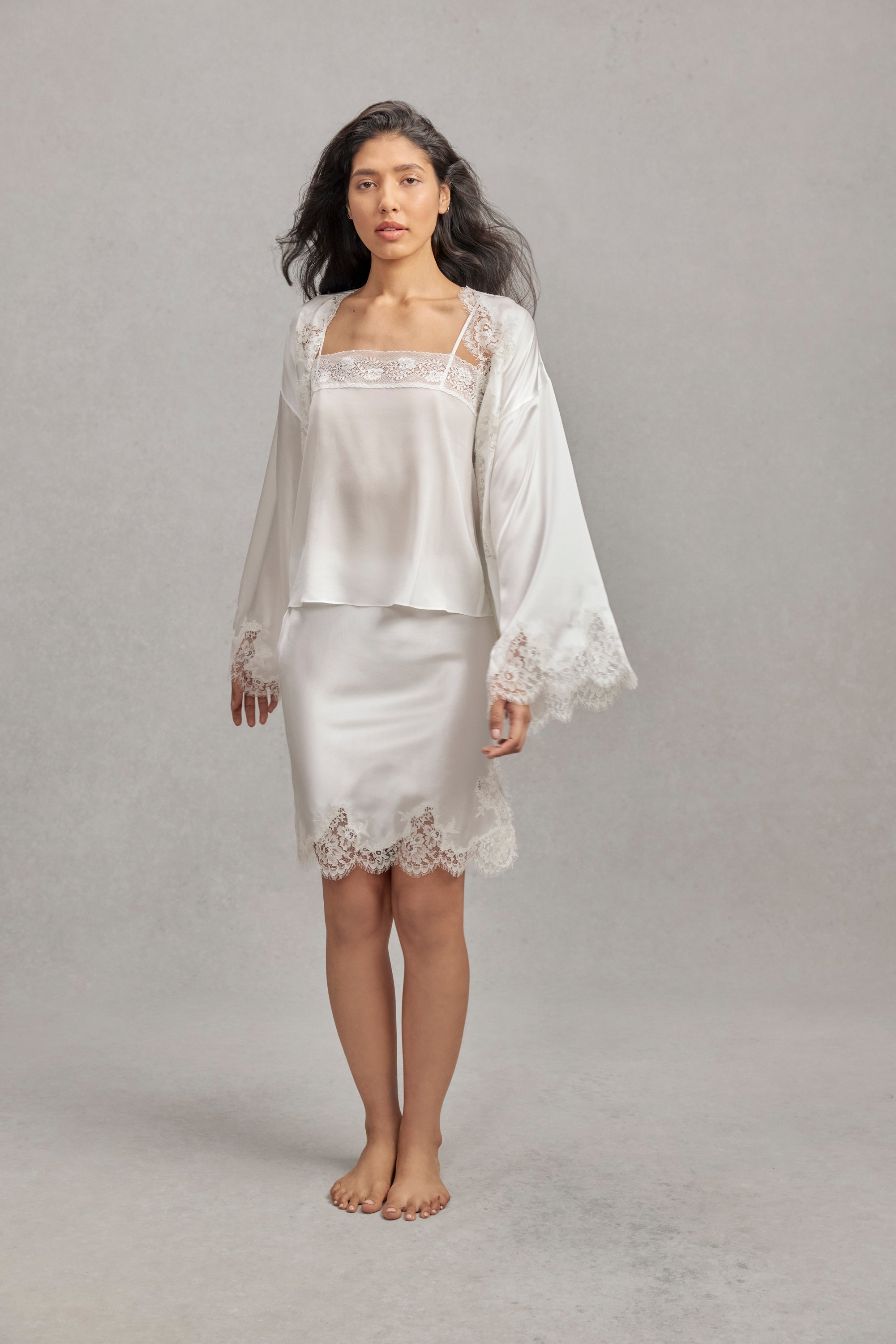 Mima Crepe de Chine Silk Cami | Parasol Rose