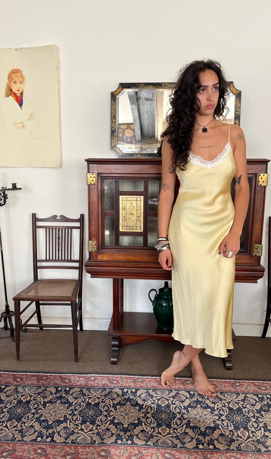 FINAL SALE - AUDREY SILK MIDI DRESS MEDIUM