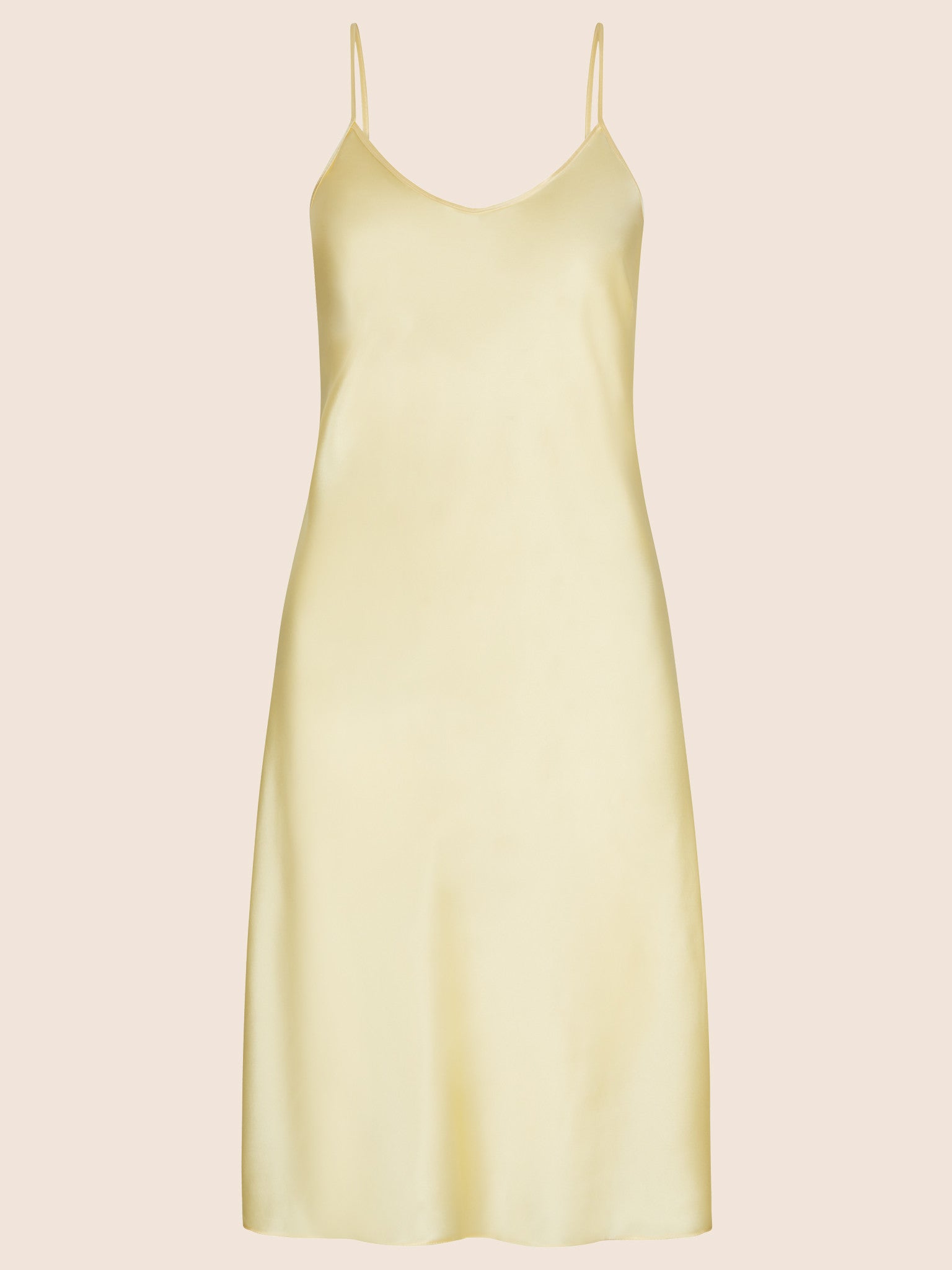 Celeste bias cut Midi Slip Dress