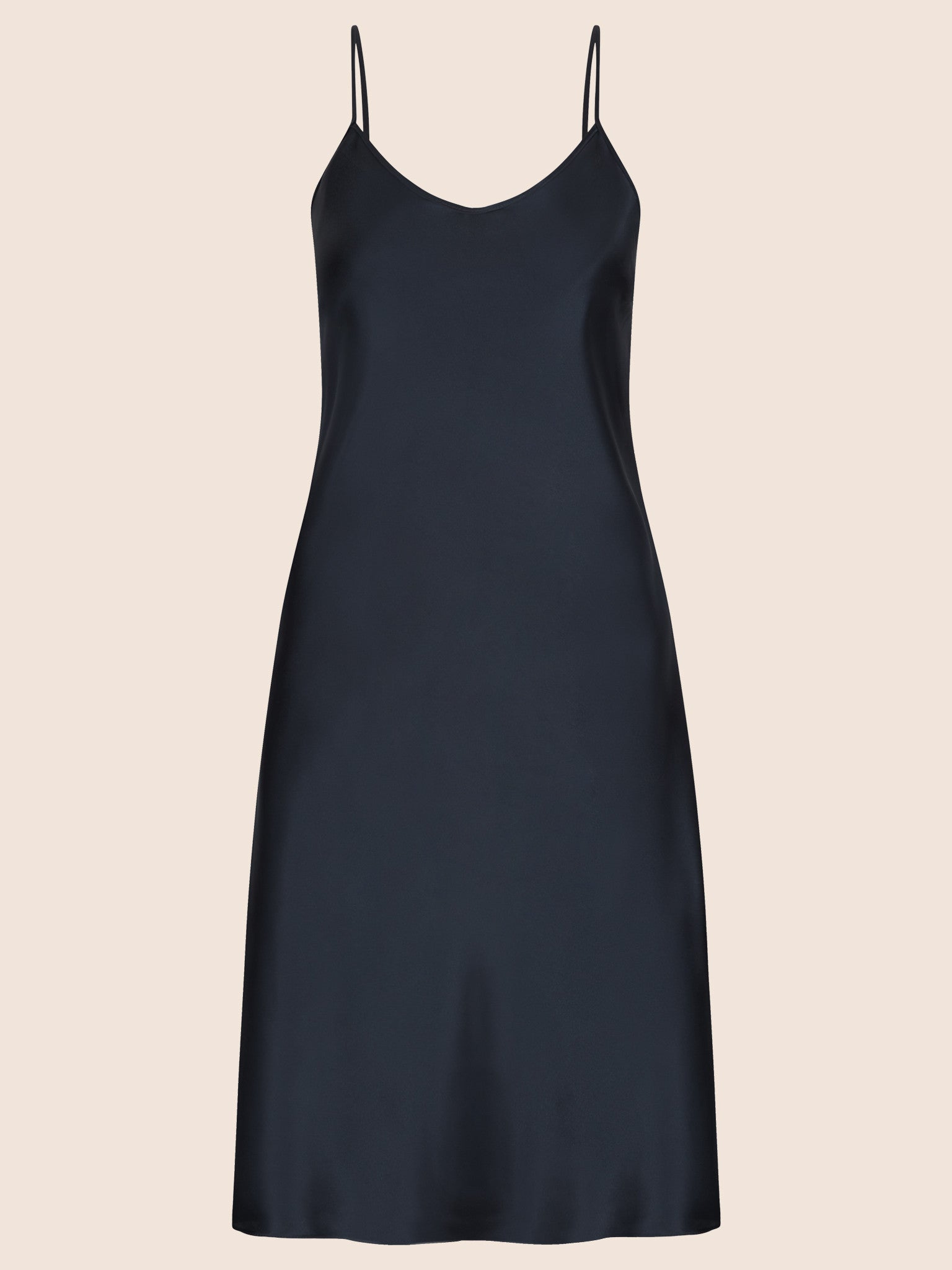 Celeste bias cut Midi Slip Dress
