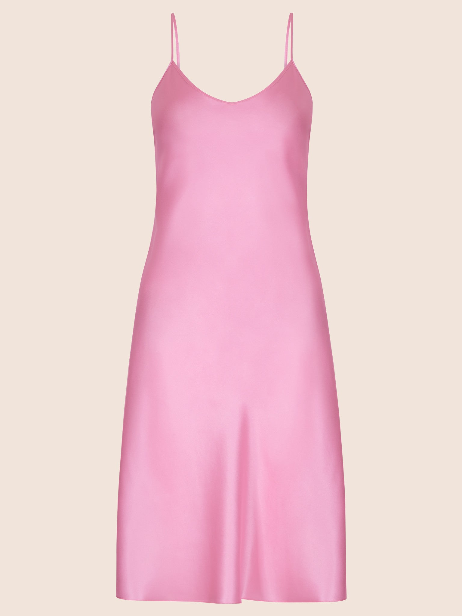 Celeste bias cut Midi Slip Dress