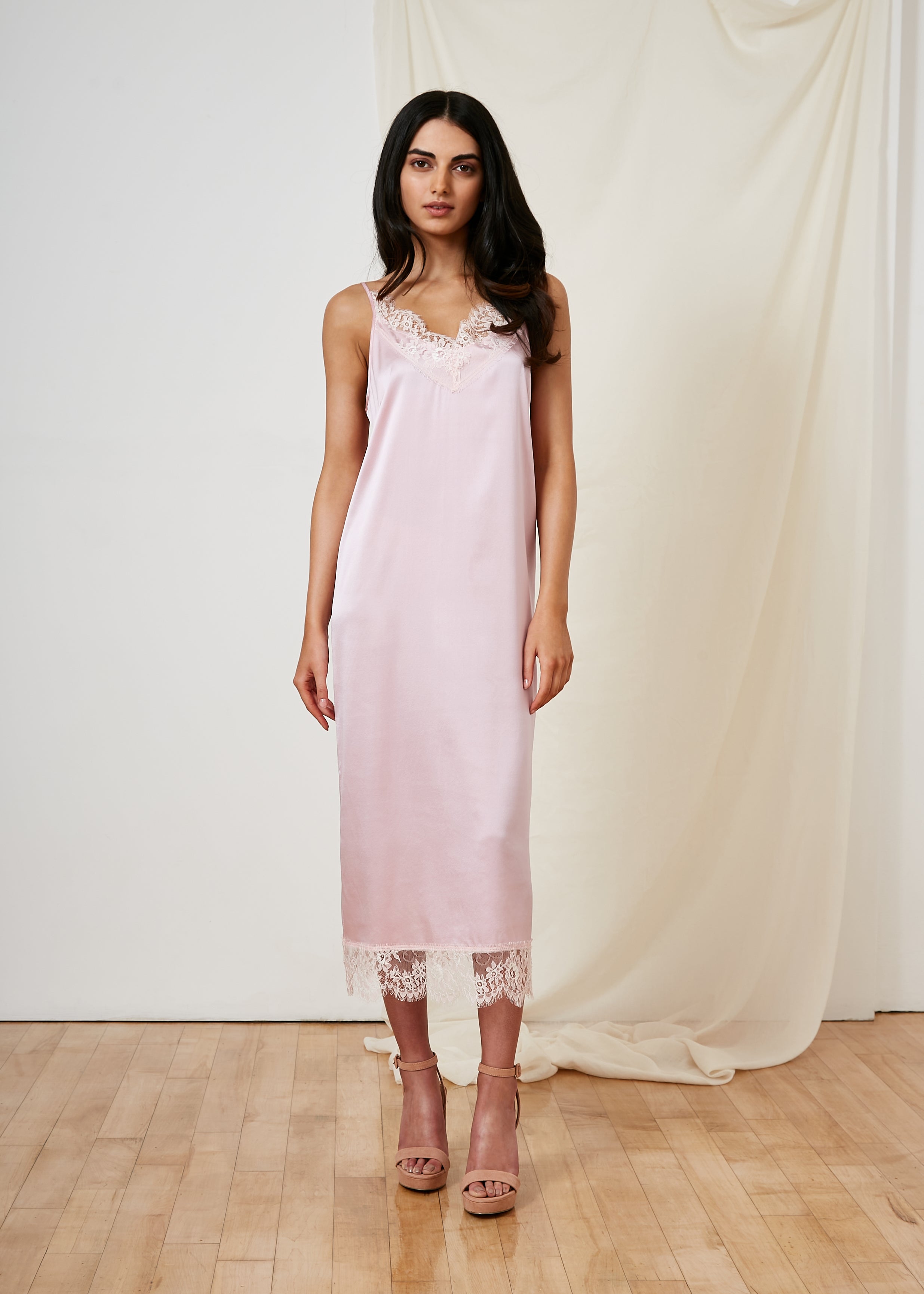 Lana Silk Midi Dress